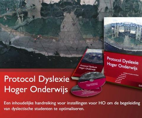 Afbeelding van de kaft van het Protocol Dyslexie Hoger Onderwijs